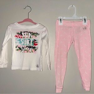 Body Glove, toddler girl pajamas set, size 3T